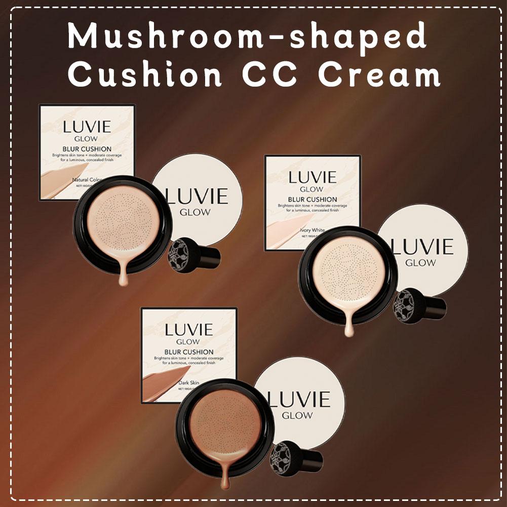 Bb Cushion Korean - LUVIE GLOW Hydrating Mushroom Air Cushion