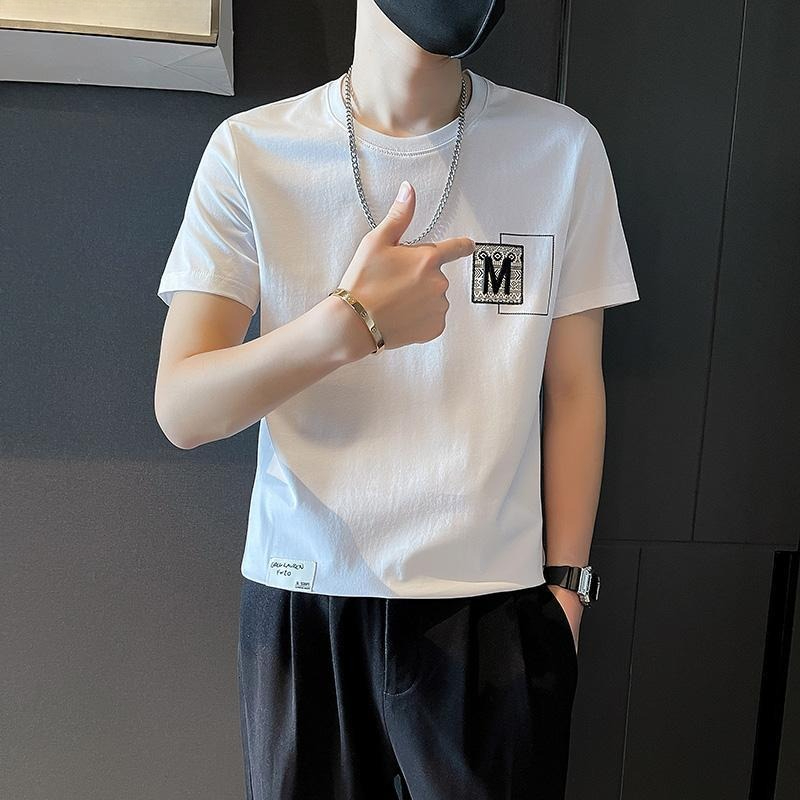Trendy Men Short Sleeve Top Su - Korean Men Lifestyle 评论和价格