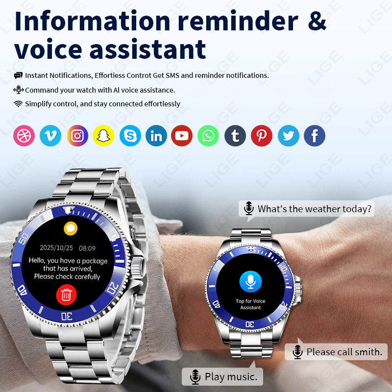 New 2026 Style Luxury Smart Wa - Korean Men Lifestyle 评论和价格