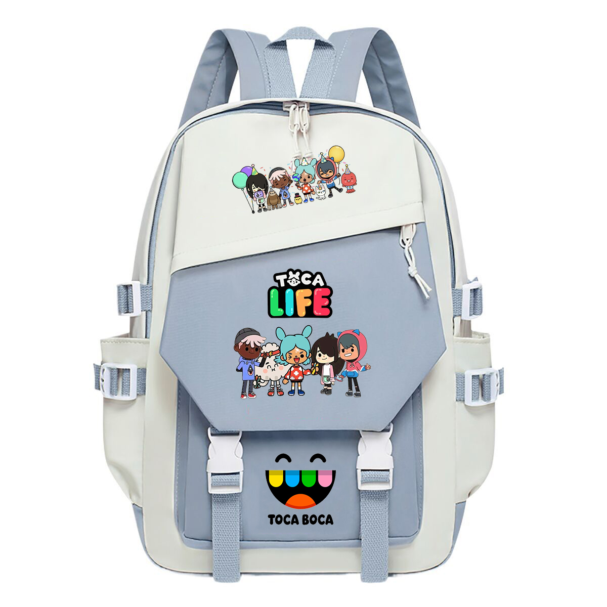 Toca Life World Print Backpack - Korean Girls Lifestyle 评论和价格