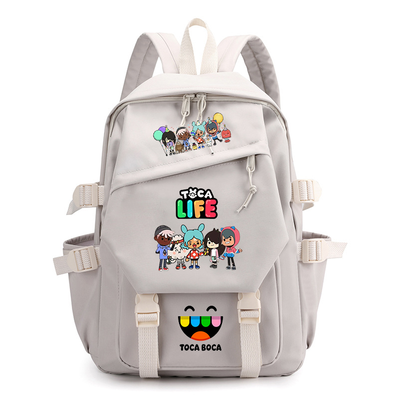 Toca Life World Print Backpack - Korean Girls Lifestyle 评论和价格