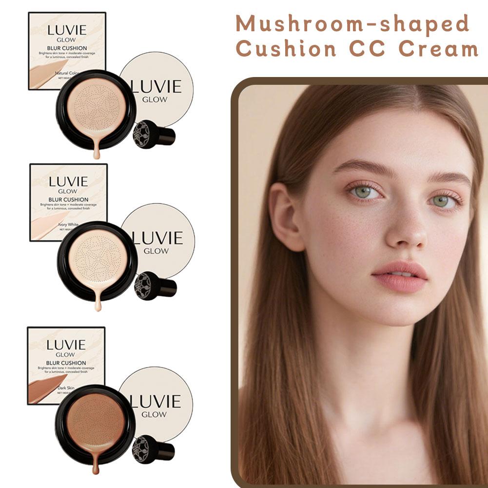 LUVIE GLOW Korean Mushroom Puf - Bb Cushion Korean 评论和价格